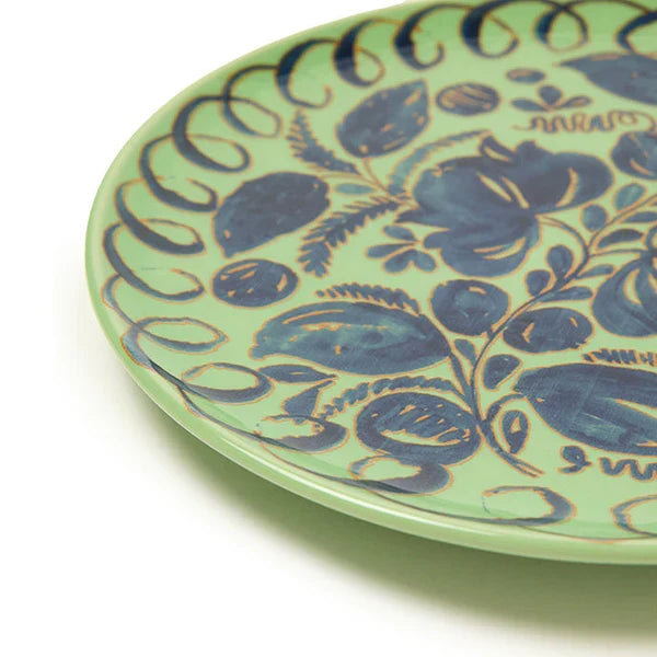 Amalfi - Stoneware Dinner Plate - Green
