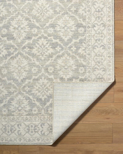 Aram Machine Woven Rug - Grey