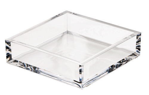 Acrylic Luncheon Napkin Holder in Clear