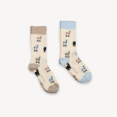 Alpaca Fiesta Pima Kids Socks - Pack of 2