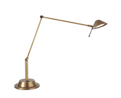 Antiqued Brass Table Lamp