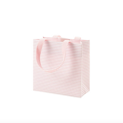 Blush Mini Stripe Gift Bags