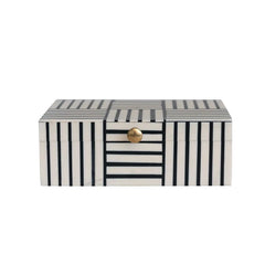 Black & Ivory Resin Box