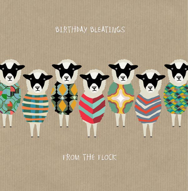 Birthday Bleatings Card