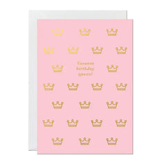 Birthday Card – Yaaasss Birthday Queen Female Greeting